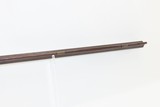 ANTIQUE American HEAVY BARREL Half Stock LONG RIFLE PATCH BOX Plains RifleDouble Set Trigger Rifle with Nice Striped Maple Stock! - 9 of 17
