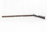 ANTIQUE American HEAVY BARREL Half Stock LONG RIFLE PATCH BOX Plains RifleDouble Set Trigger Rifle with Nice Striped Maple Stock! - 13 of 17