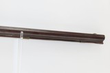 ANTIQUE American HEAVY BARREL Half Stock LONG RIFLE PATCH BOX Plains RifleDouble Set Trigger Rifle with Nice Striped Maple Stock! - 6 of 17