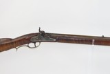 PENNSYLVANIA Antique LONG RIFLE with GEORGE MAYER of LANCASTER Lock BBL Sig 1800s Full-Stock Maple Long Rifle! - 1 of 21