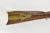 PENNSYLVANIA Antique LONG RIFLE with GEORGE MAYER of LANCASTER Lock BBL Sig 1800s Full-Stock Maple Long Rifle! - 3 of 21