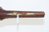 Early 1800s ENGRAVED Antique RICHARDS British .60 Caliber FLINTLOCK Pistol Early 19th Century Self Defense Weapon - 8 of 17
