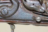 Early 1800s ENGRAVED Antique RICHARDS British .60 Caliber FLINTLOCK Pistol Early 19th Century Self Defense Weapon - 5 of 17