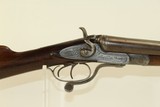 WH WAKEFIELD Double Barrel HAMMER SxS C&R Shotgun Nicely Engraved 12 Gauge English Made Shotgun - 21 of 23