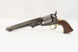 Antique Mid-CIVIL WAR COLT Model 1851 NAVY .36 Caliber PERCUSSION Revolver Manufactured in 1863 with CASE and ACCESSORIES! - 3 of 23