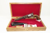 Antique Mid-CIVIL WAR COLT Model 1851 NAVY .36 Caliber PERCUSSION Revolver Manufactured in 1863 with CASE and ACCESSORIES! - 1 of 23
