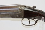 CASED Colt 1883 Double Barrel SHOTGUN 12 Gauge w 1883 Morgan SILVER DOLLAR Scarce ENGRAVED Shotgun Made in 1887 with Damascus Barrels! - 9 of 23