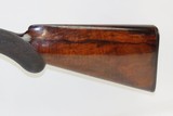 CASED Colt 1883 Double Barrel SHOTGUN 12 Gauge w 1883 Morgan SILVER DOLLAR Scarce ENGRAVED Shotgun Made in 1887 with Damascus Barrels! - 8 of 23