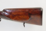 VERY LONG Antique .68 Caliber SMOOTHBORE Single Barrel Percussion MUSKET/Fowler With ENGRAVED BACK ACTION Lock! - 16 of 20