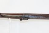 VERY LONG Antique .68 Caliber SMOOTHBORE Single Barrel Percussion MUSKET/Fowler With ENGRAVED BACK ACTION Lock! - 12 of 20