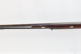 VERY LONG Antique .68 Caliber SMOOTHBORE Single Barrel Percussion MUSKET/Fowler With ENGRAVED BACK ACTION Lock! - 18 of 20