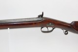VERY LONG Antique .68 Caliber SMOOTHBORE Single Barrel Percussion MUSKET/Fowler With ENGRAVED BACK ACTION Lock! - 17 of 20
