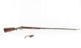 VERY LONG Antique .68 Caliber SMOOTHBORE Single Barrel Percussion MUSKET/Fowler With ENGRAVED BACK ACTION Lock! - 1 of 20
