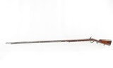 VERY LONG Antique .68 Caliber SMOOTHBORE Single Barrel Percussion MUSKET/Fowler With ENGRAVED BACK ACTION Lock! - 15 of 20