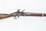 Antique U.S. SPRINGFIELD ARSENAL Model 1816 .69 Caliber FLINTLOCK Musket Flintlock Infantry Musket Made in 1837 - 1 of 18