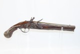 LARGE Antique FLINTLOCK PISTOL .75 Caliber Pirate Naval Cavalry European Huge Flintlock Pistol from the 18th Century - 1 of 14