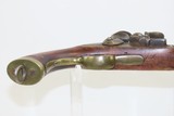 Antique DUTCH/BELGIAN Sea Service .69 Caliber FLINTLOCK Military Pistol .69 Caliber Naval Pistol Made Circa 1830s in Liege - 6 of 15