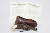 LETTERED Antique S&W “MODEL of 91” .38 SA Revolver Shipped 1893 to Meacham In St. Louis, Missouri - 2 of 13