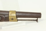 19th Century DAGGER & .70 Cal PISTOL French An 13 Double Edged 14 Inch Dagger with Leather Scabbard! - 6 of 24