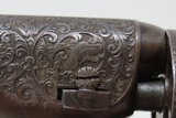 ENGRAVED, INSCRIBED CIVIL WAR Antique COLT 1861 NAVY Revolver .36 Caliber Engraved with Custom Gustave Young Style Scroll Engraving - 22 of 25