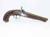 LONDON MARKED .56 Caliber BELT Pistol Pirate Military PERCUSSION British English Flintlock to Percussion Conversion Pistol Made Pre-1813! - 1 of 16