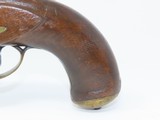 LONDON MARKED .56 Caliber BELT Pistol Pirate Military PERCUSSION British English Flintlock to Percussion Conversion Pistol Made Pre-1813! - 14 of 16
