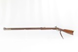 OHIO LONG RIFLE with FALSE MUZZLE Antique .45 Caliber AMERICAN Target With WESTON & ULLERY Marked Lock - 13 of 18