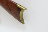 OHIO LONG RIFLE with FALSE MUZZLE Antique .45 Caliber AMERICAN Target With WESTON & ULLERY Marked Lock - 18 of 18