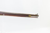 OHIO LONG RIFLE with FALSE MUZZLE Antique .45 Caliber AMERICAN Target With WESTON & ULLERY Marked Lock - 5 of 18