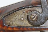 OHIO LONG RIFLE with FALSE MUZZLE Antique .45 Caliber AMERICAN Target With WESTON & ULLERY Marked Lock - 7 of 18