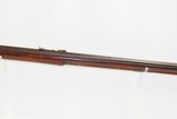 OHIO LONG RIFLE with FALSE MUZZLE Antique .45 Caliber AMERICAN Target With WESTON & ULLERY Marked Lock - 4 of 18