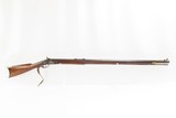 OHIO LONG RIFLE with FALSE MUZZLE Antique .45 Caliber AMERICAN Target With WESTON & ULLERY Marked Lock - 1 of 18