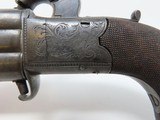 WESTLEY RICHARDS & Co. Antique Swivel Breech Percussion PISTOL ENGRAVED RARE Double Barrel with SCREW OFF BARRELS! - 6 of 17