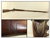 SCARCE Antique MAYNARD Conversion of M1816 MUSKET Civil War Tape Primer Update to Flintlock Musket - 1 of 25