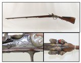 GORGEOUS 18th Century FRENCH FLINTLOCK Double by CHASTEAU A PARIS 1700s ENGRAVED, GOLD, CARVED Beautiful Historical Gun - 1 of 24