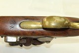 DUTCH Delft Nederlandse Antique FLINTLOCK Pistol .70 Caliber Naval Pistol Made Circa Early 1800s in Liege - 12 of 17