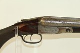 PARKER BROTHERS SxS GH Grade 2 Hammerless Shotgun Antique Engraved GRADE 2 Double Barrel 12 Gauge Made In 1891 - 22 of 24