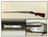 PARKER BROTHERS SxS GH Grade 2 Hammerless Shotgun Antique Engraved GRADE 2 Double Barrel 12 Gauge Made In 1891 - 1 of 24
