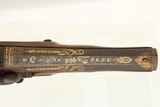 FRENCH EMPIRE Granger-Merieux ST. ETIENNE Pistol Late 1700s Napoleonic Era, GOLD EMBELLISHED - 9 of 16