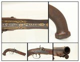 FRENCH EMPIRE Granger-Merieux ST. ETIENNE Pistol Late 1700s Napoleonic Era, GOLD EMBELLISHED - 1 of 16