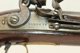BARNETT British Antique Flint LIGHT DRAGOON Pistol Napoleonic Era Big Bore .63 Caliber for Cavalry - 6 of 17