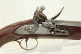 BARNETT British Antique Flint LIGHT DRAGOON Pistol Napoleonic Era Big Bore .63 Caliber for Cavalry - 4 of 17