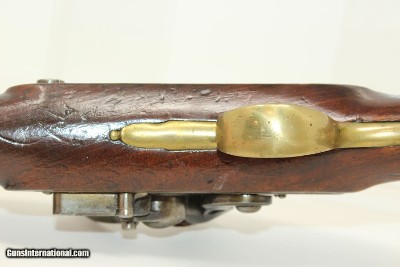 BARNETT British Antique Flint LIGHT DRAGOON Pistol Napoleonic Era Big Bore .63 Caliber for Cavalry - Image 12 of 17
