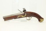 BARNETT British Antique Flint LIGHT DRAGOON Pistol Napoleonic Era Big Bore .63 Caliber for Cavalry - 14 of 17