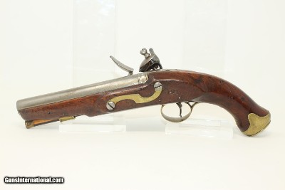 BARNETT British Antique Flint LIGHT DRAGOON Pistol Napoleonic Era Big Bore .63 Caliber for Cavalry - Image 14 of 17