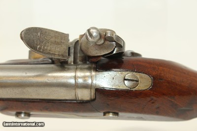 BARNETT British Antique Flint LIGHT DRAGOON Pistol Napoleonic Era Big Bore .63 Caliber for Cavalry - Image 9 of 17