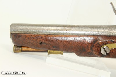 BARNETT British Antique Flint LIGHT DRAGOON Pistol Napoleonic Era Big Bore .63 Caliber for Cavalry - Image 17 of 17