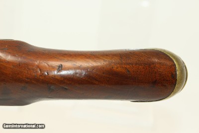 BARNETT British Antique Flint LIGHT DRAGOON Pistol Napoleonic Era Big Bore .63 Caliber for Cavalry - Image 8 of 17