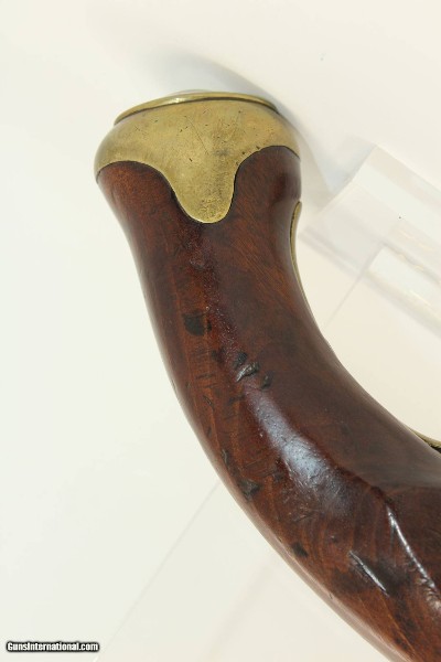 BARNETT British Antique Flint LIGHT DRAGOON Pistol Napoleonic Era Big Bore .63 Caliber for Cavalry - Image 15 of 17