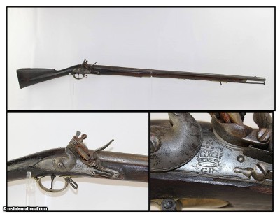 NAPOLEONIC Antique “BROWN BESS” Flintlock MUSKET